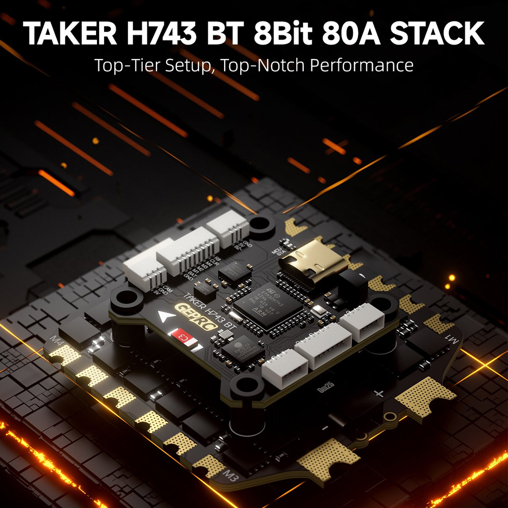 GEPRC TAKER H743 BT 8Bit 80A S - Drone Esc ulasan dan harga