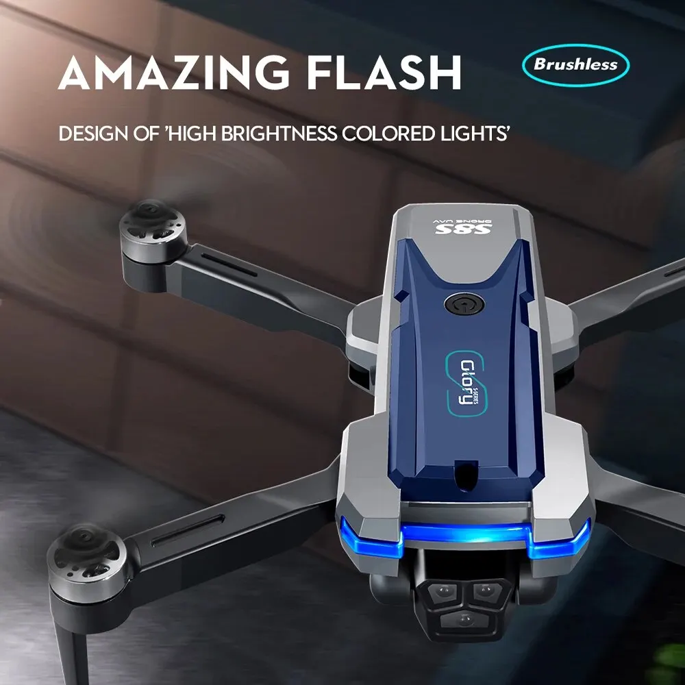 S8S Drone lipat 5G Wifi 8K HD, - Drone Gps Mount ulasan dan harga